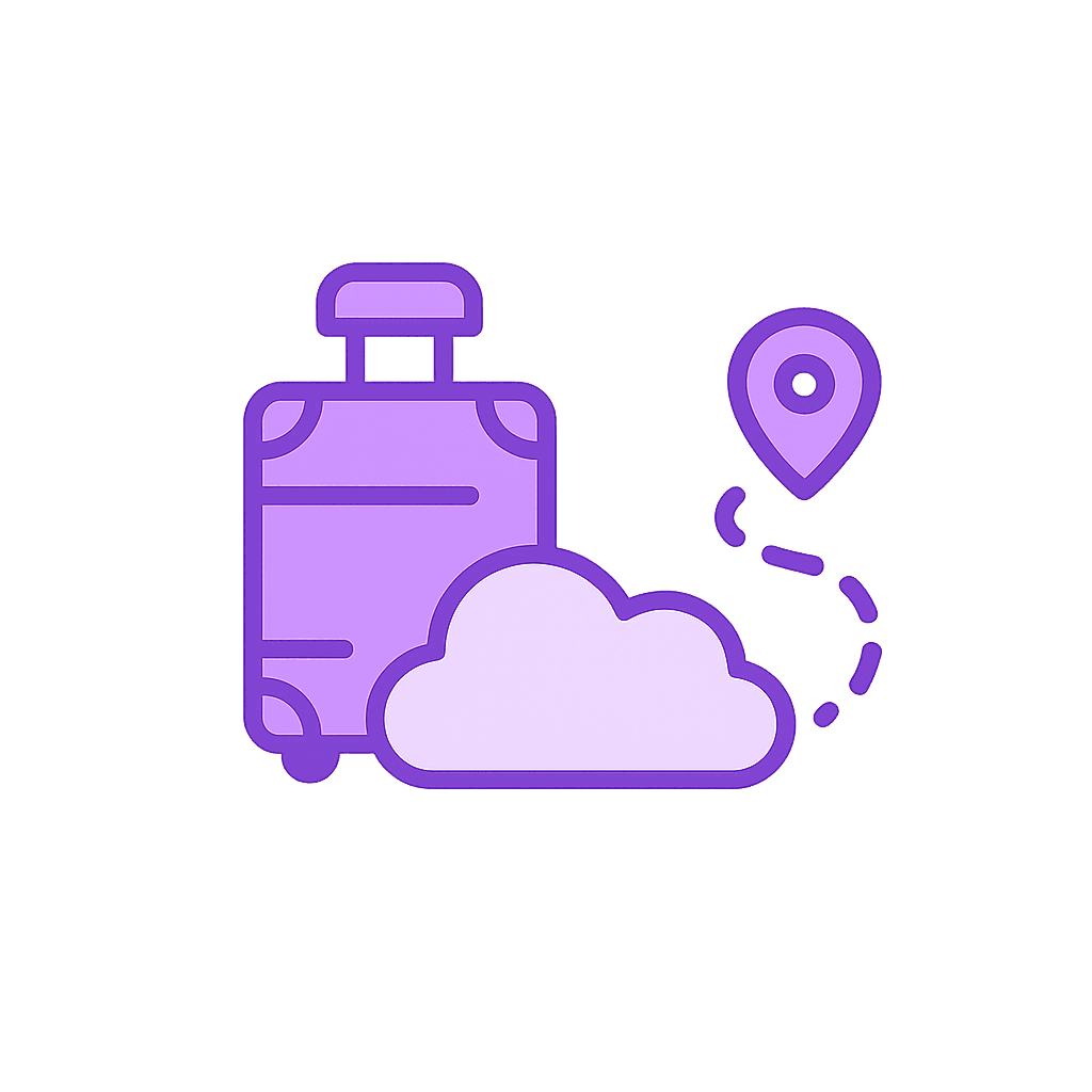 travel packing checklist flat lay showing organized carry-on